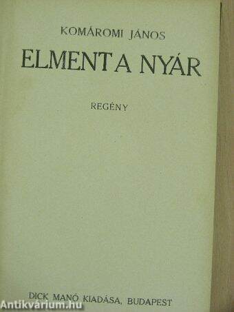 Elment a nyár