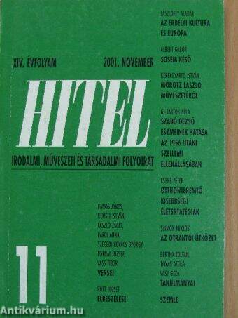 Hitel 2001. november