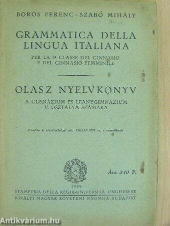 Grammatica della lingua italiana