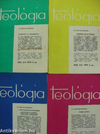 Teológia 1979/1-4.