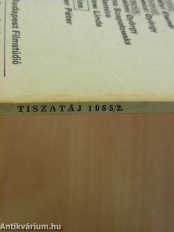 Tiszatáj 1985. február