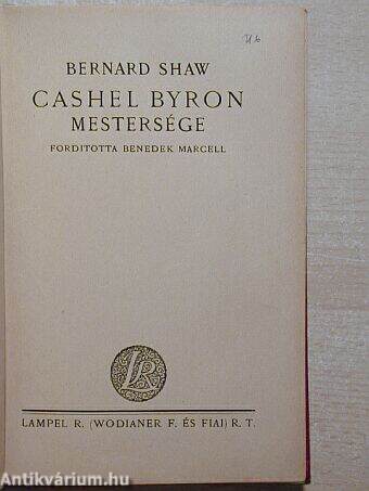 Cashel Byron mestersége