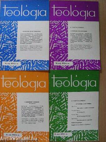 Teológia 1972/1-4.