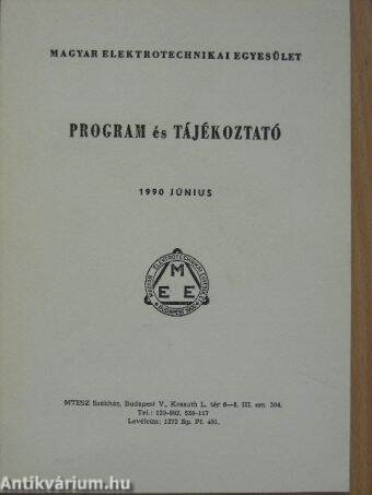 Program és tájékoztató 1990. június