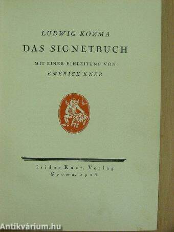 Ludwig Kozma - Das signetbuch