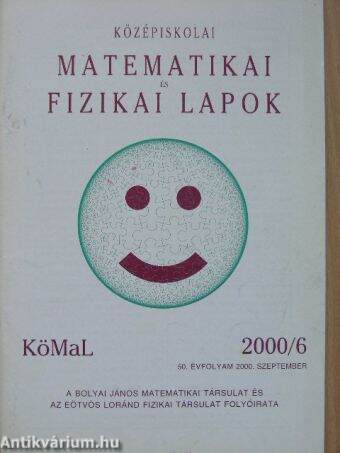 Középiskolai matematikai és fizikai lapok 2000. szeptember