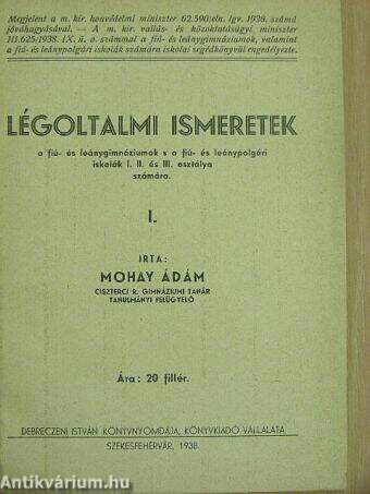 Légoltalmi ismeretek I.