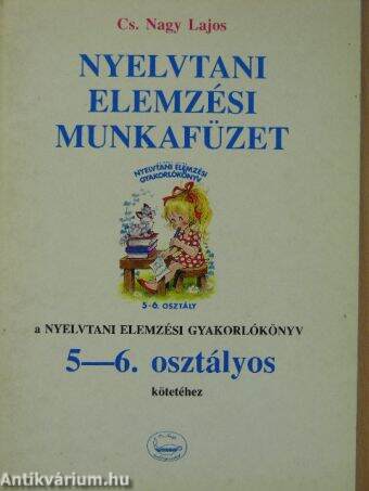 Nyelvtani elemzési munkafüzet 5-6.