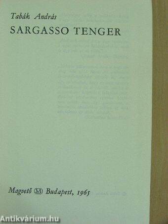 Sargasso tenger