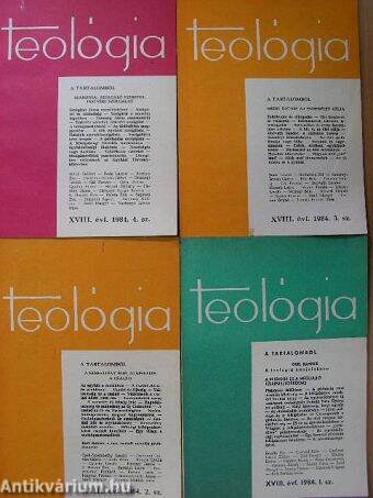 Teológia 1984/1-4.