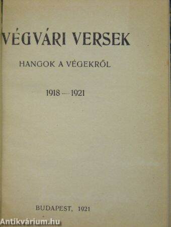 Végvári versek