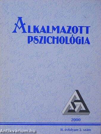 Alkalmazott Pszichológia 2000/2.