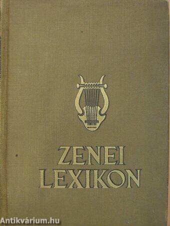 Zenei Lexikon I. (töredék)