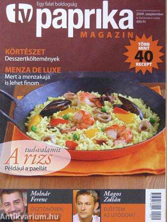 TV Paprika Magazin 2009. szeptember