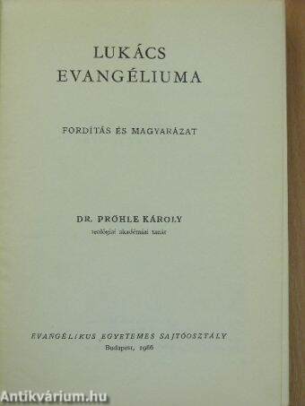 Lukács evangéliuma