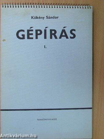 Gépírás I.