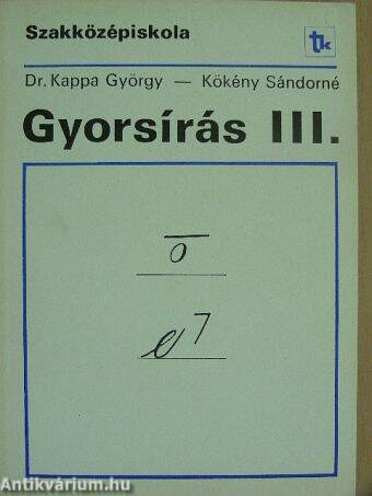 Gyorsírás III.