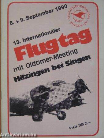 13. Internationaler Flugtag 8. + 9. September 1990