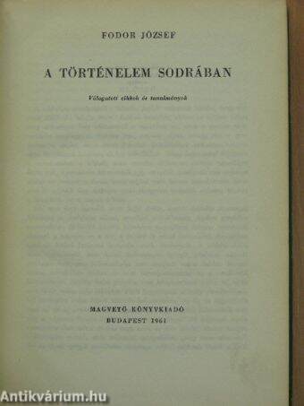 A történelem sodrában