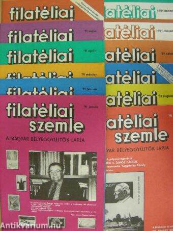 Filatéliai Szemle 1991. január-december