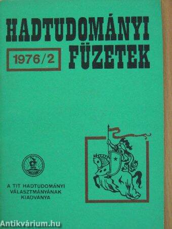 Hadtudományi füzetek 1976/2