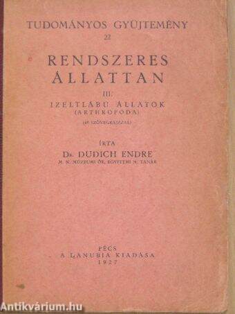 Rendszeres állattan III.