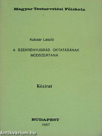 A szekrényugrás oktatásának módszertana