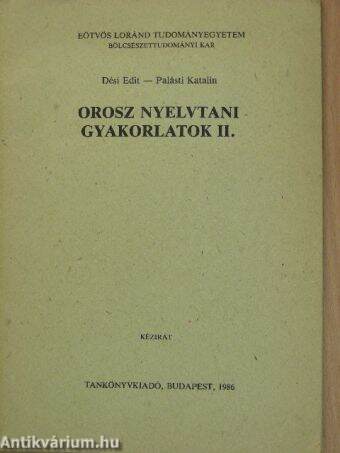 Orosz nyelvtani gyakorlatok II.