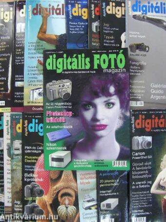 Digitális Fotó Magazin 2001., 2003-2005., 2007. (vegyes számok) (18db)