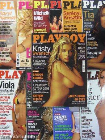 Playboy 2003. (nem teljes évfolyam)