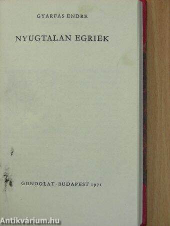 Nyugtalan egriek