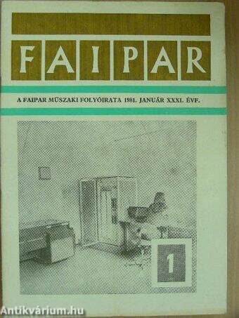 Faipar 1981. január-december