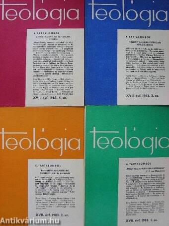Teológia 1983/1-4.