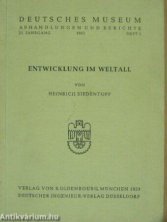 Deutsches Museum Abhandlungen und Berichte 1953/1