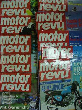 Motorrevü 1990-1998 (vegyes számok) (10 db)