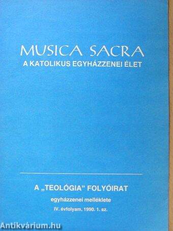 Musica Sacra - A katolikus egyházzenei élet