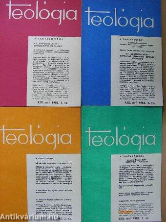 Teológia 1985/1-4.