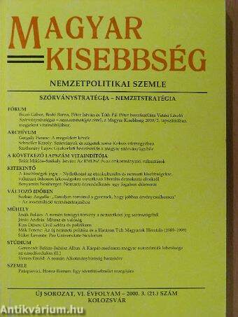 Magyar Kisebbség 2000/3.