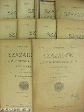 Századok 1909. január-december