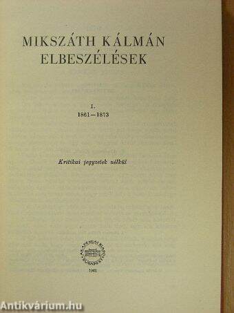 Elbeszélések I.