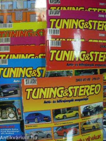 Tuning & Stereo 2000-2001., 2005-2006. (vegyes számok) (12 db)