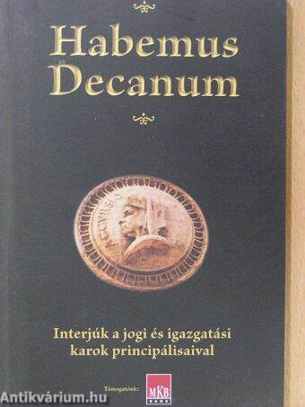 Habemus Decanum
