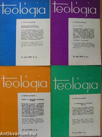 Teológia 1976/1-4.
