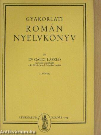 Gyakorlati román nyelvkönyv 5. füzet