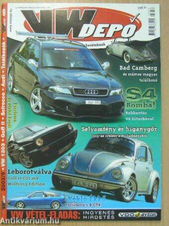 VW Depó 2003. szeptember