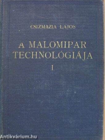 A malomipar technológiája I. 