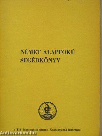 Német alapfokú segédkönyv