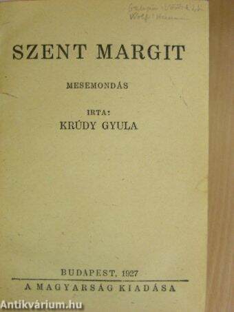 Szent Margit/A vöröstéglás villa rejtélye/Hauma