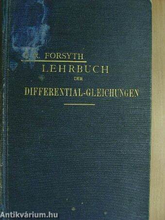 Lehrbuch der Differential-gleichungen