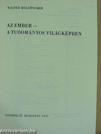 Az ember - a tudományos világképben